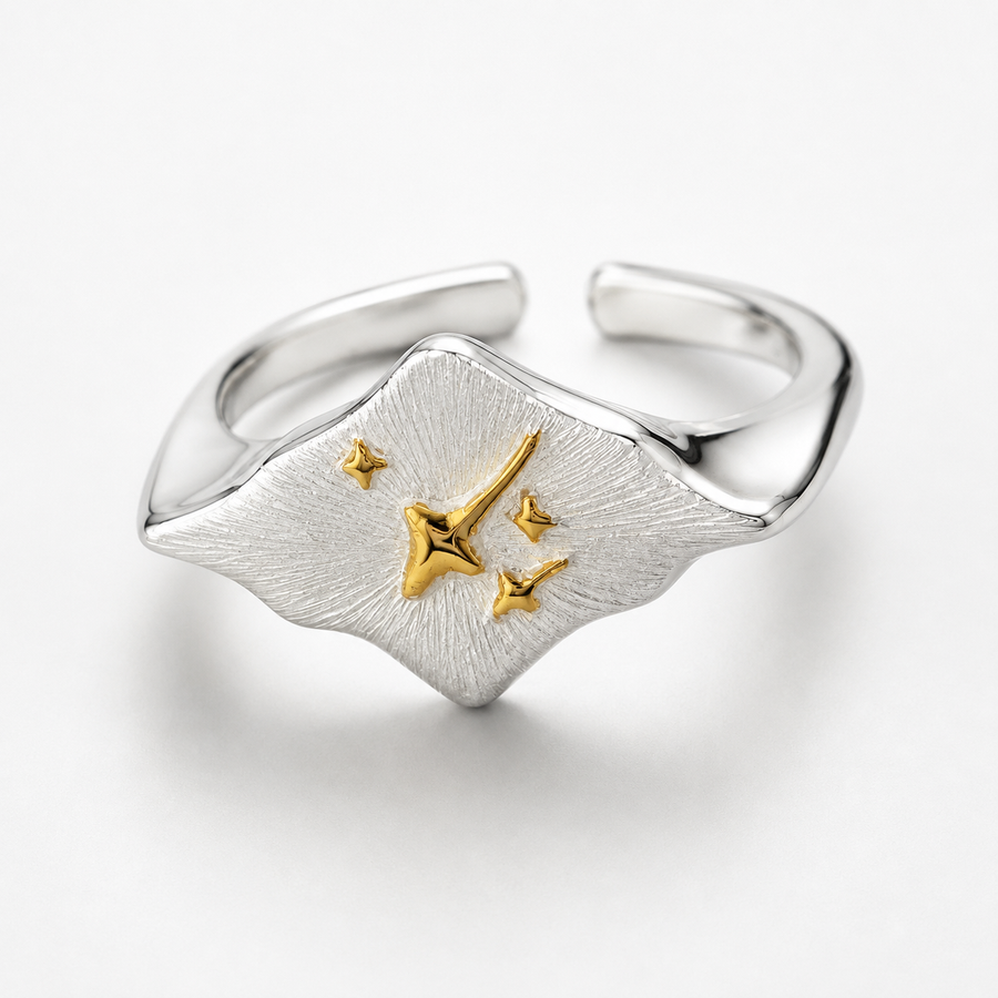 Dawnstar Two-Tone Open Ring product view