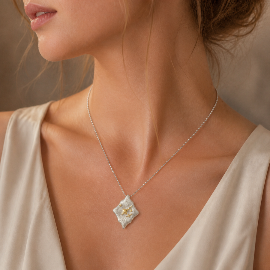 Dawnstar Pendant Necklace worn