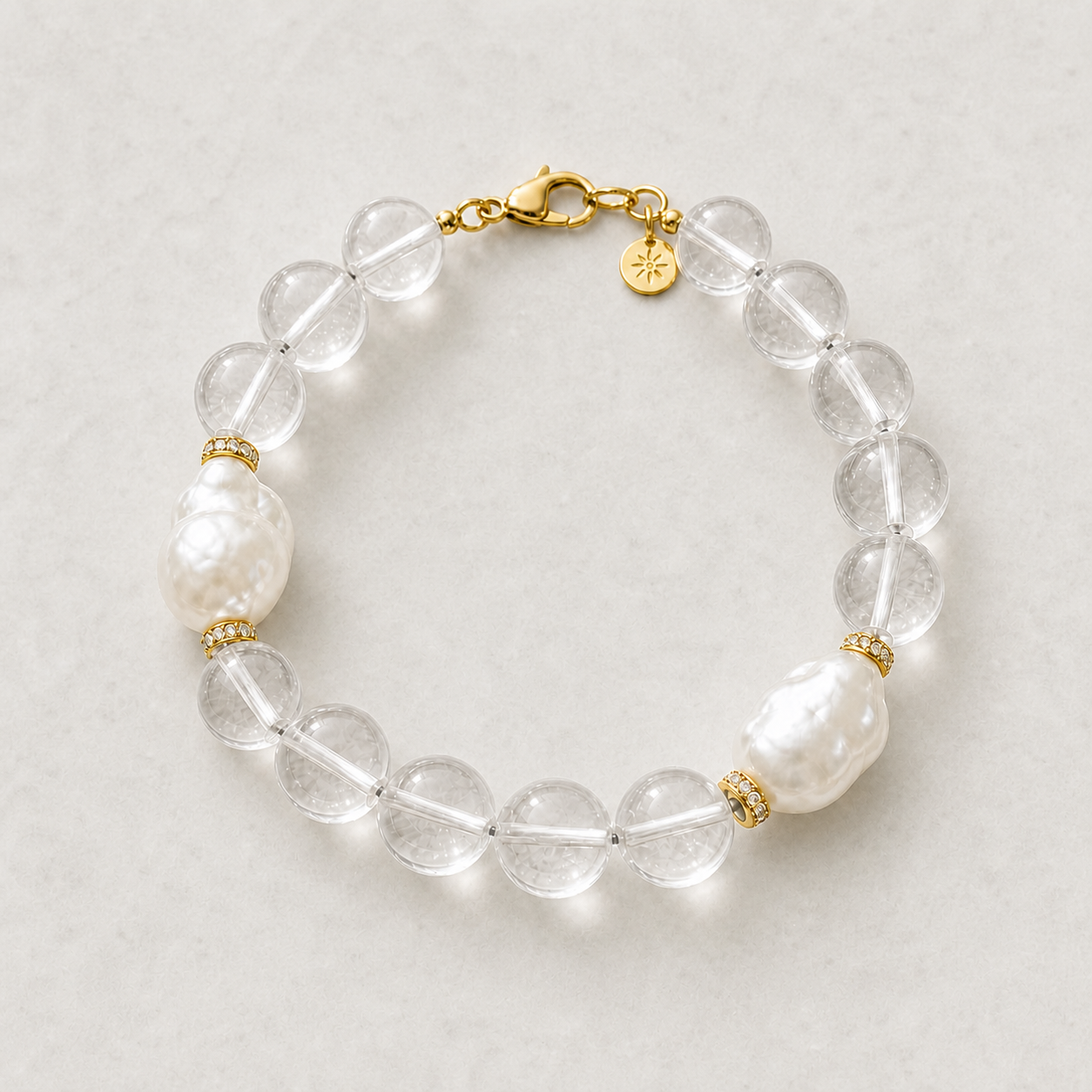 Crystal Baroque Pearl Bracelet