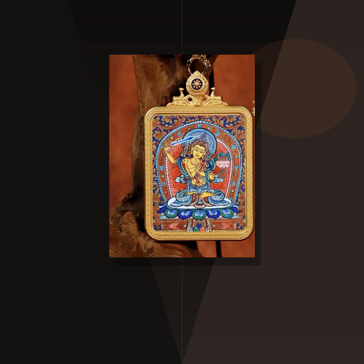 Manjushri Guardian Pendant lifestyle scene