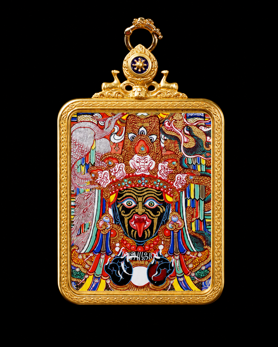 Zaki Lhamo Thangka Pendant